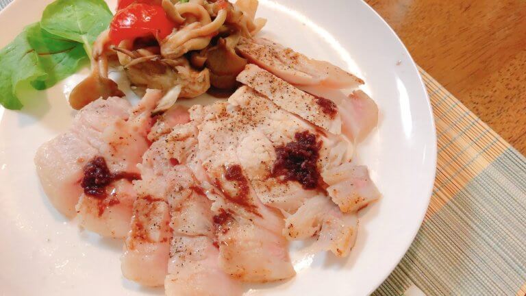 絶品ローストポークバルサミコソース【侠飯（おとこめし）】